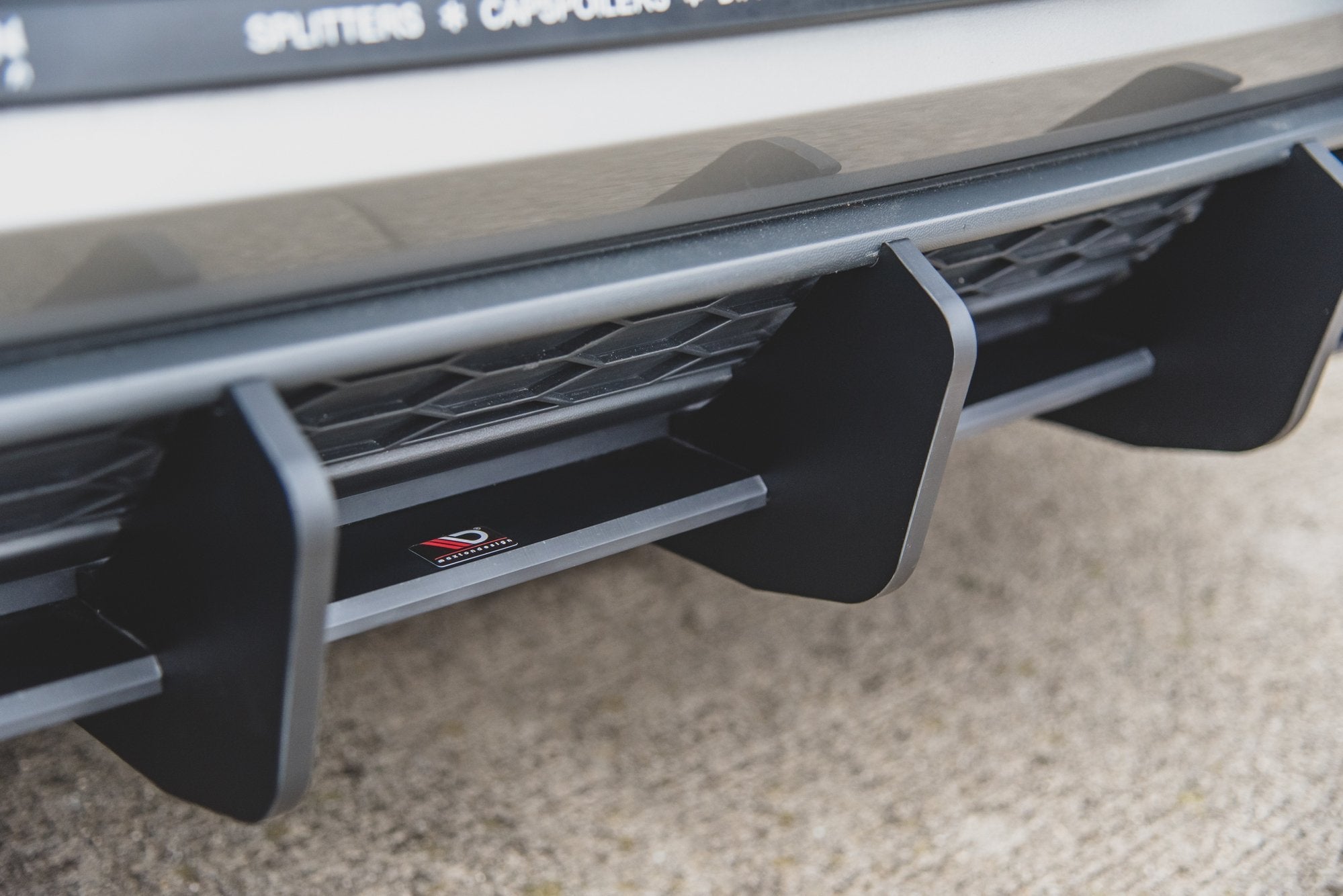 Racing durablity rear diffuser v.2 vw golf 7 gti