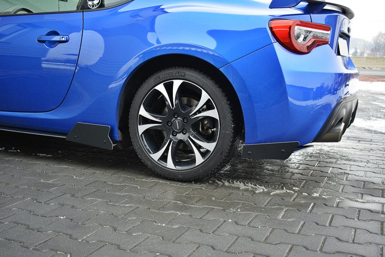 Racing rear side splitters subaru brz mk1 / mk1 facelift
