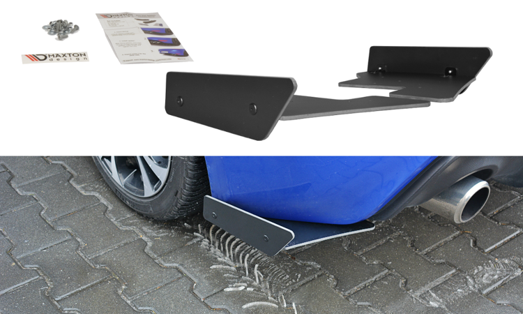 Racing rear side splitters subaru brz mk1 / mk1 facelift