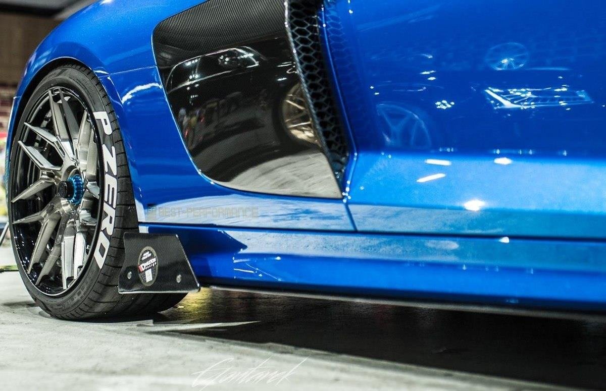 Racing side skirts diffusers audi r8 mk.2