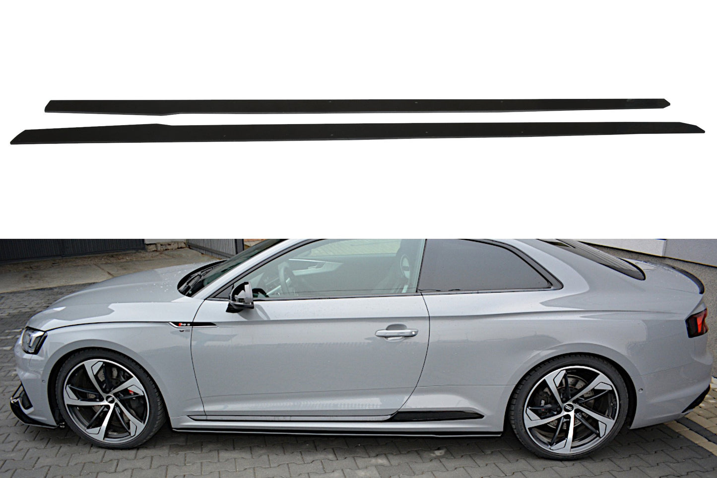 Racing side skirts diffusers audi rs5 f5 coupe