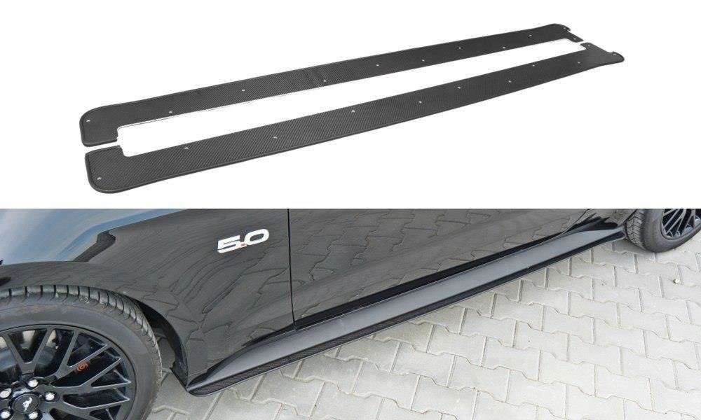 Racing side skirts diffusers ford mustang gt mk6