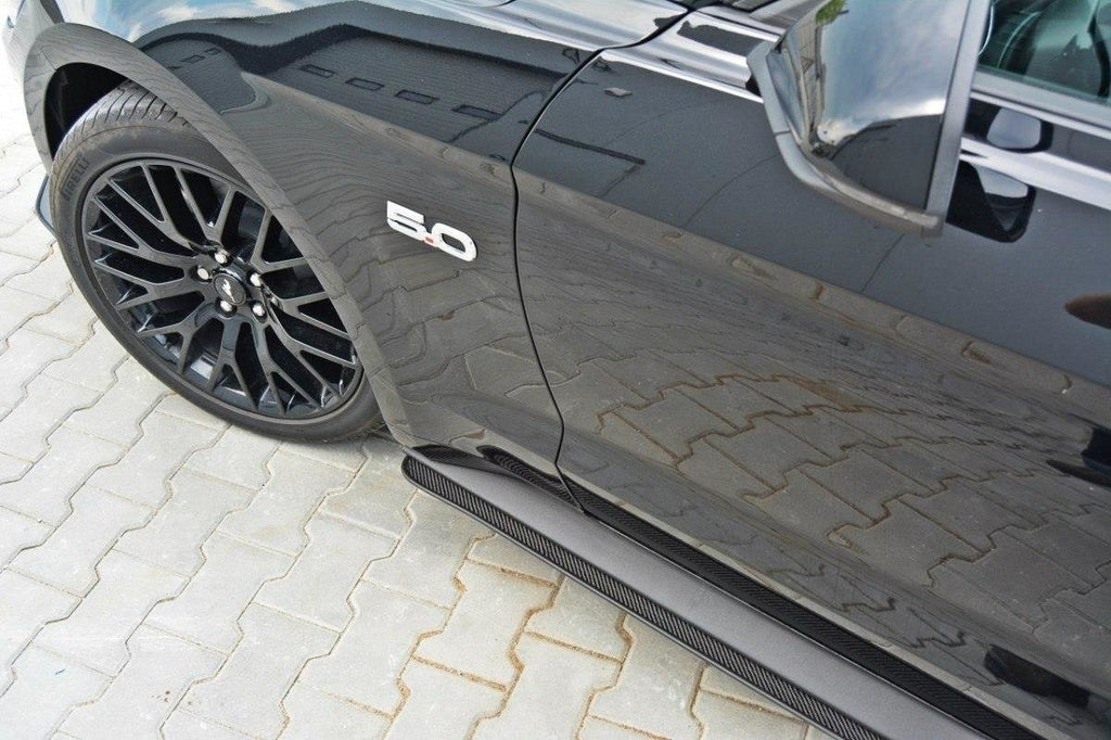 Racing side skirts diffusers ford mustang gt mk6