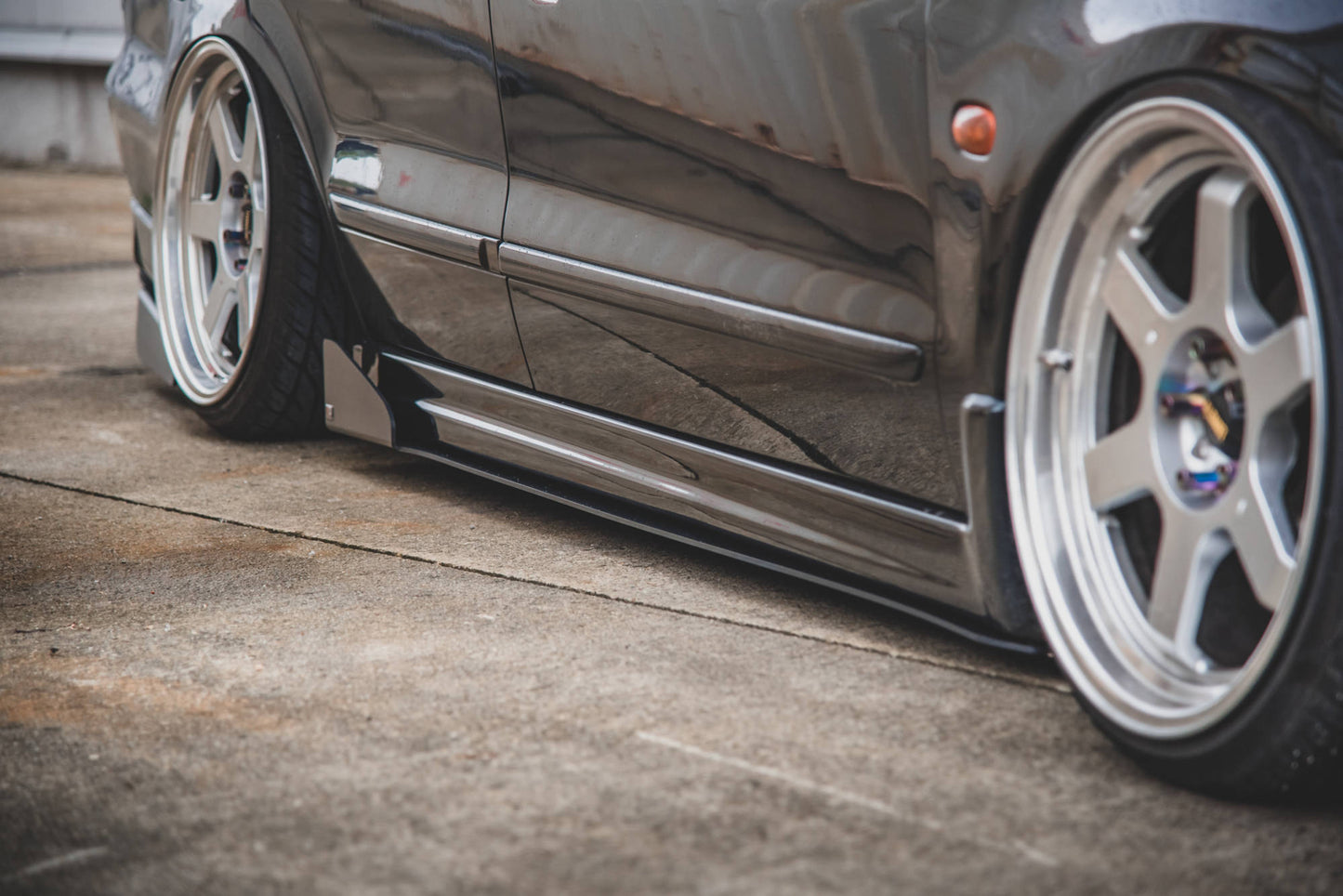 Racing side skirts diffusers mitsubishi galant avance mk8