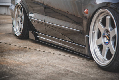 Racing side skirts diffusers mitsubishi galant avance mk8