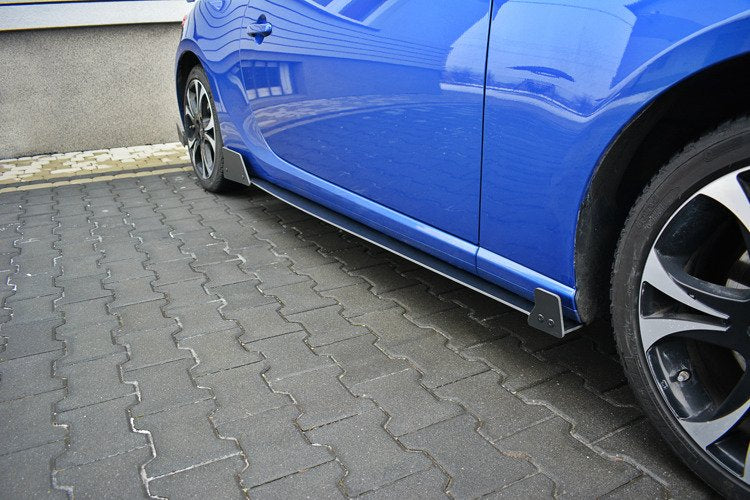 Racing side nederdele diffusorer subaru brz mk1 / mk1 ansigtsløftning