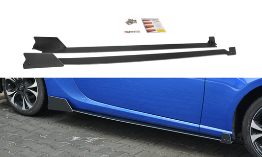 Racing side skirts diffusers subaru brz mk1 / mk1 facelift