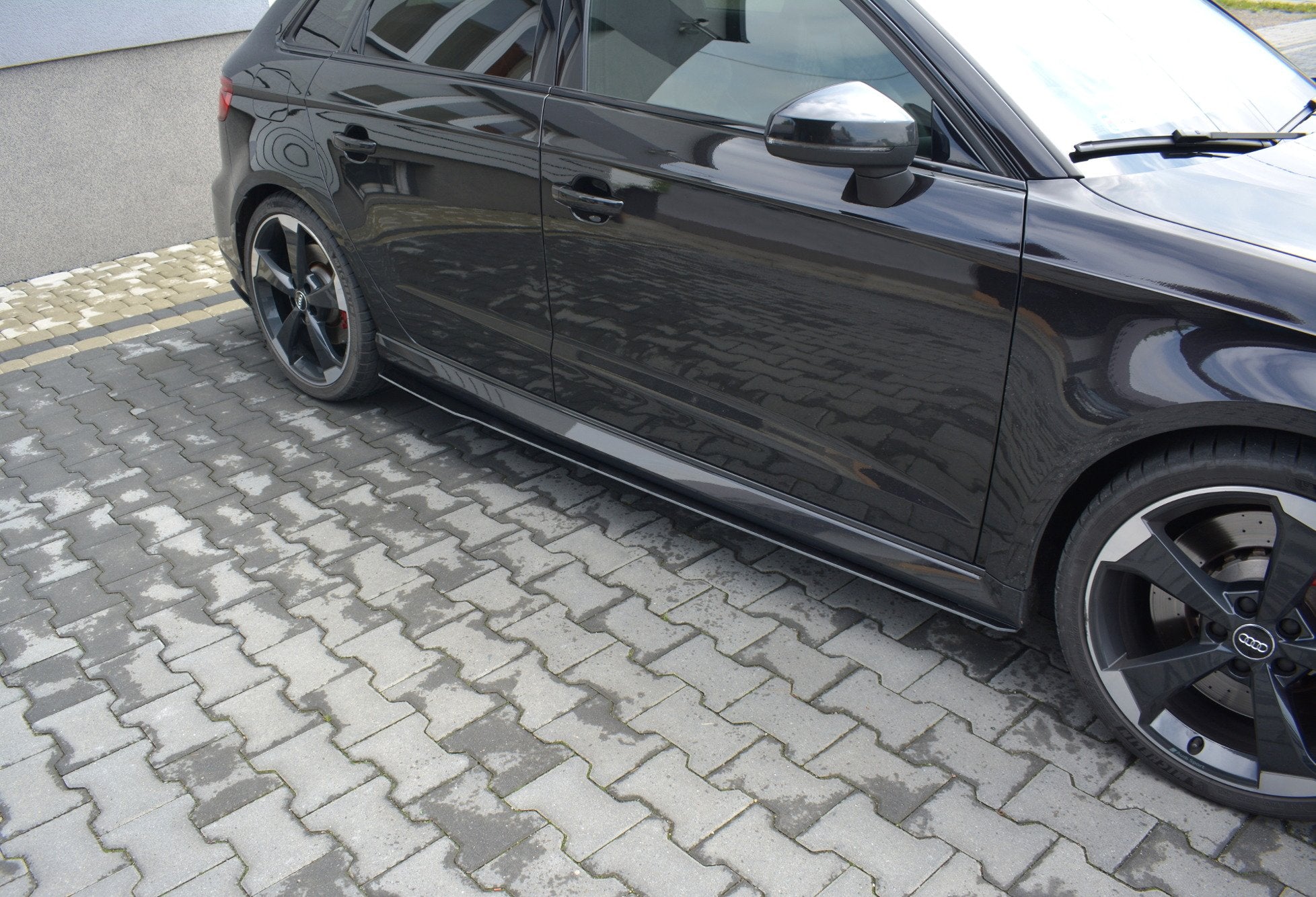 Racing side skirts diffusers v.1audi audi rs3 8v fl sportback