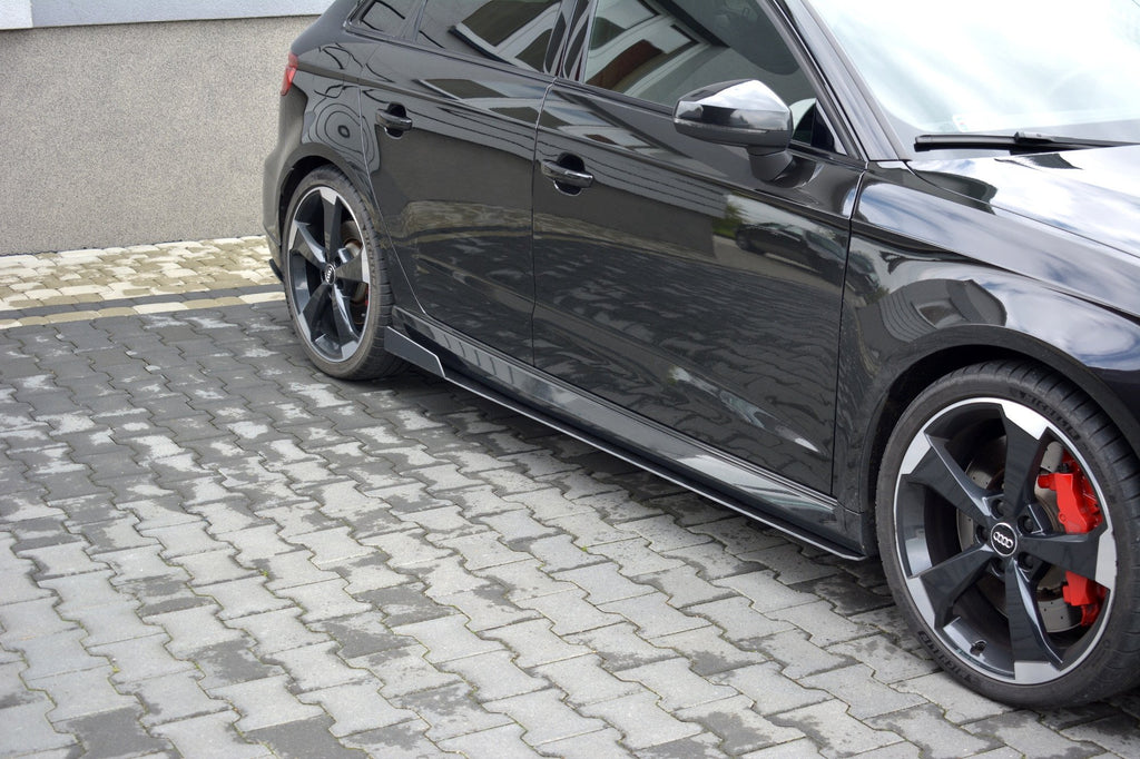 Racing Side Skirts Diffusers v.2 Audi Audi RS3 8V FL Sportback