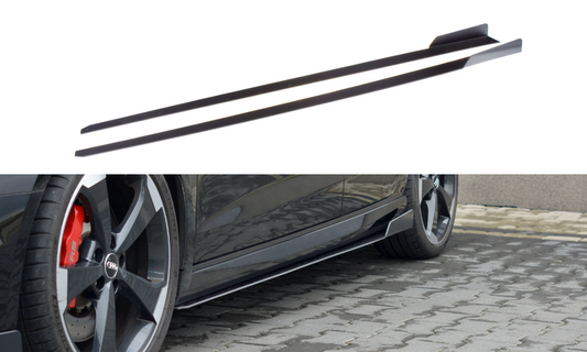 Racing side skirts diffusers v.2 audi audi rs3 8v fl sportback