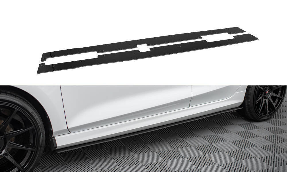 Racing side skirts diffusers v.2 ford fiesta mk8 st / st-line