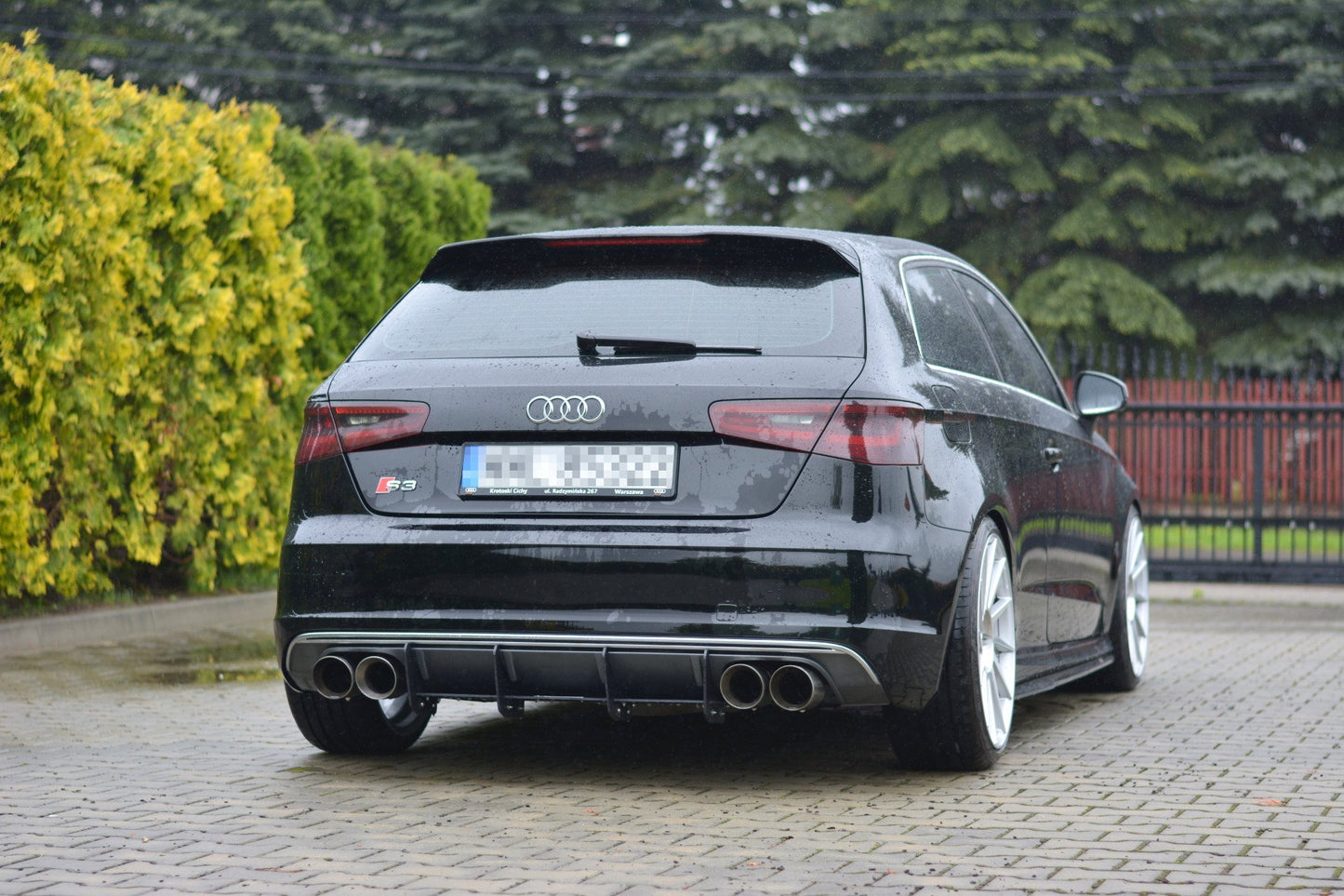 Rear diffuser audi s3  8v hatchback / sportback