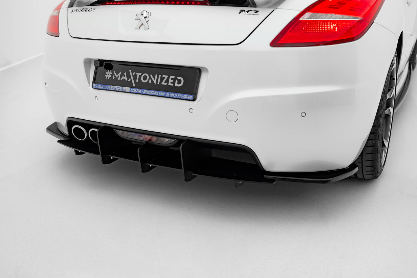 Rear diffuser peugeot rcz mk1 / mk1 facelift