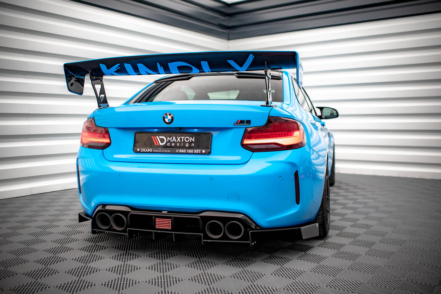 Rear diffuser racing bmw m2 f87