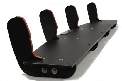 Rear diffuser & rear side splitters audi a6 s-line c7 (exhaust 1x2)