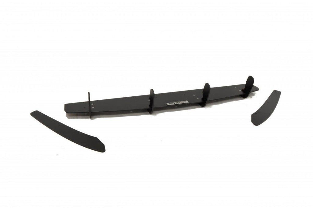 Rear diffuser & rear side splitters Audi A6 S-line C7 (Exhaust 2x1)