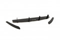 Rear diffuser & rear side splitters Audi A6 S-line C7 (Exhaust 2x1)