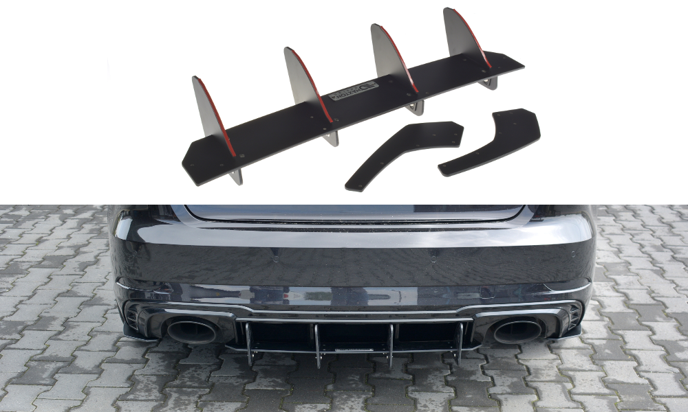 Rear diffuser v.1 audi rs3 8v fl sportback