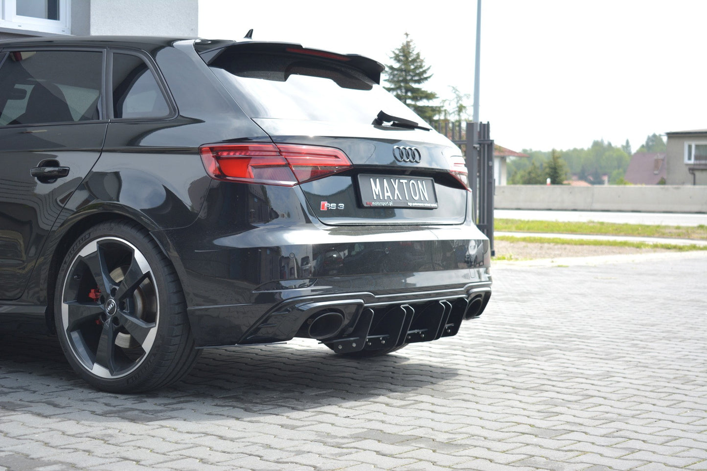 Rear diffuser v.2 audi rs3 8v fl sportback