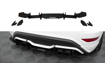 Rear diffuser v.2 ford fiesta mk7 pcs fl