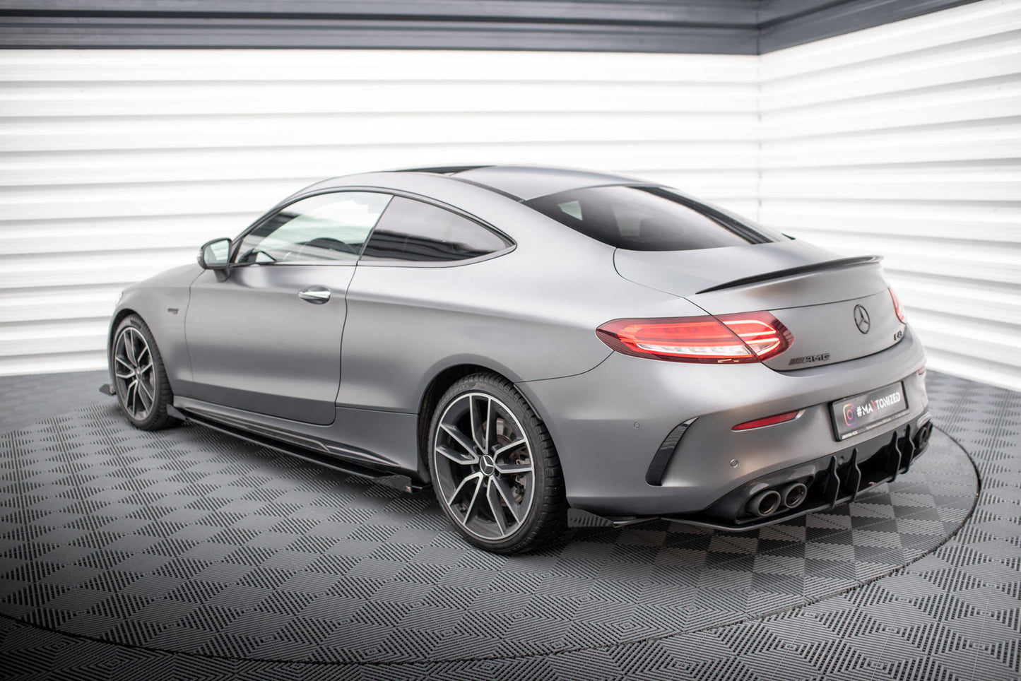 Rear side flaps mercedes-amg c43 coupe / cabrio c205  facelift / a205 facelift