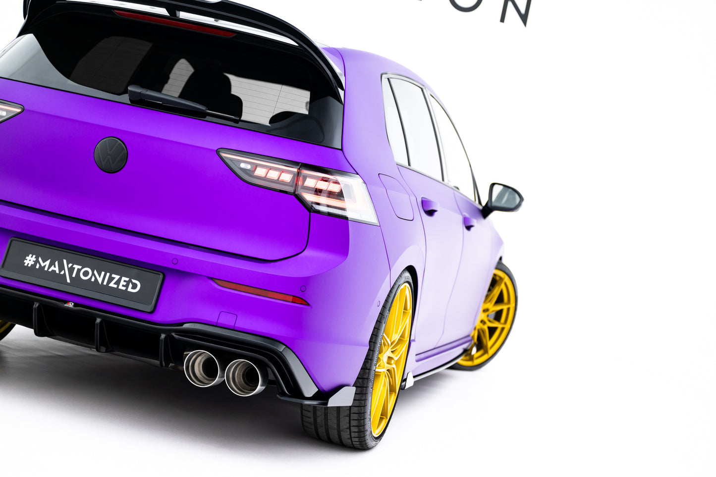 Rear side flaps v.2 volkswagen golf r mk8 / mk8 facelift