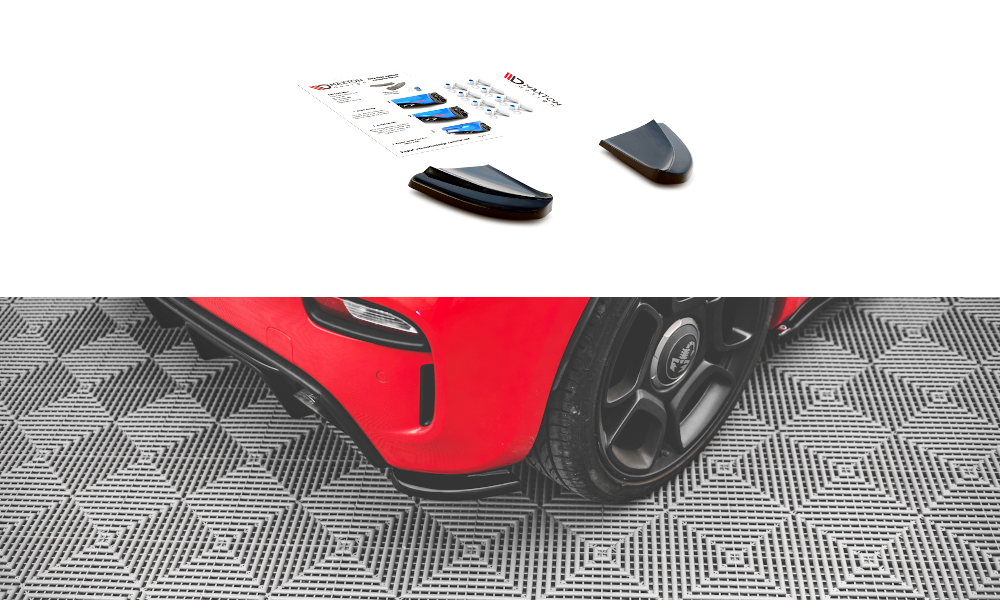 Takapuolen jakajat Abarth 595 MK1 kasvojenkorotus