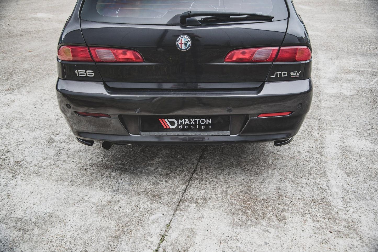Rear side splitters alfa romeo 156 sw facelift