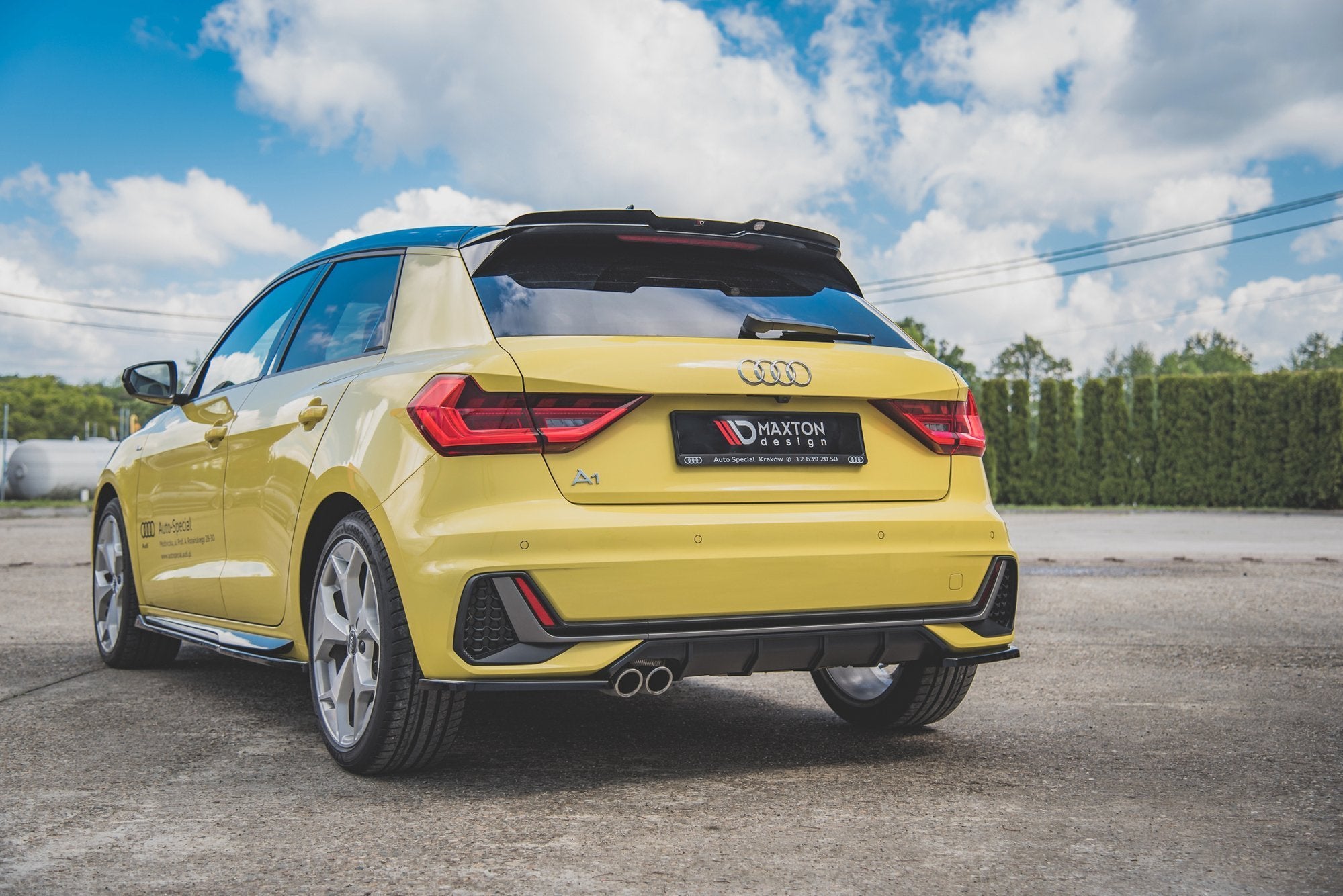 Bagsiden Splitters Audi A1 S-Line GB