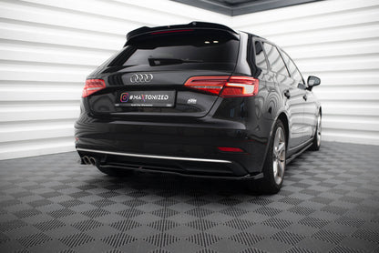 Rear side splitters audi a3 sportback 8v facelift