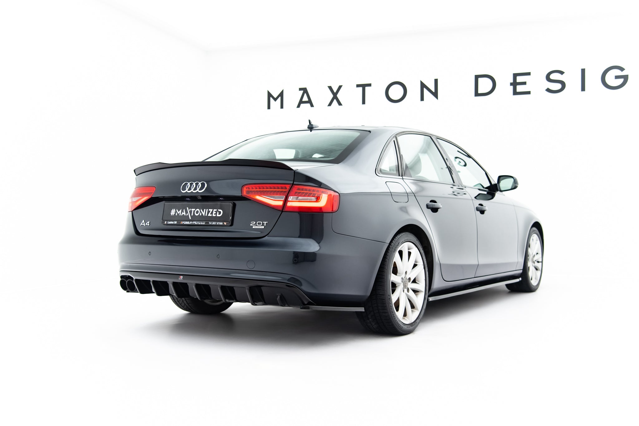 Audi A4 B8 faceliftin takasplitterit