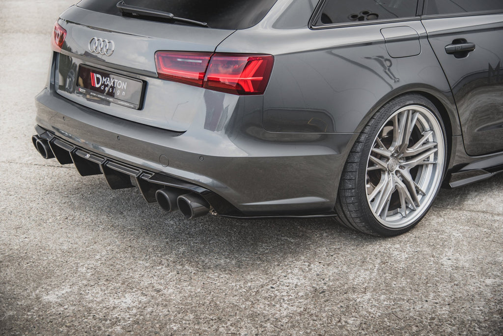 Rear side splitters audi a6 / a6 c7 s-line/ s6 c7 facelift