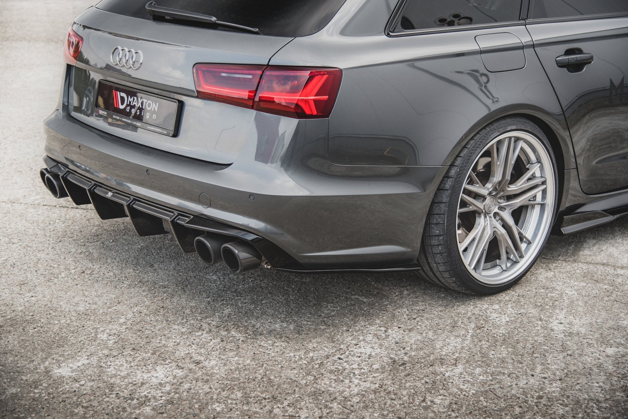 Rear side splitters audi a6 / a6 c7 s-line/ s6 c7 facelift