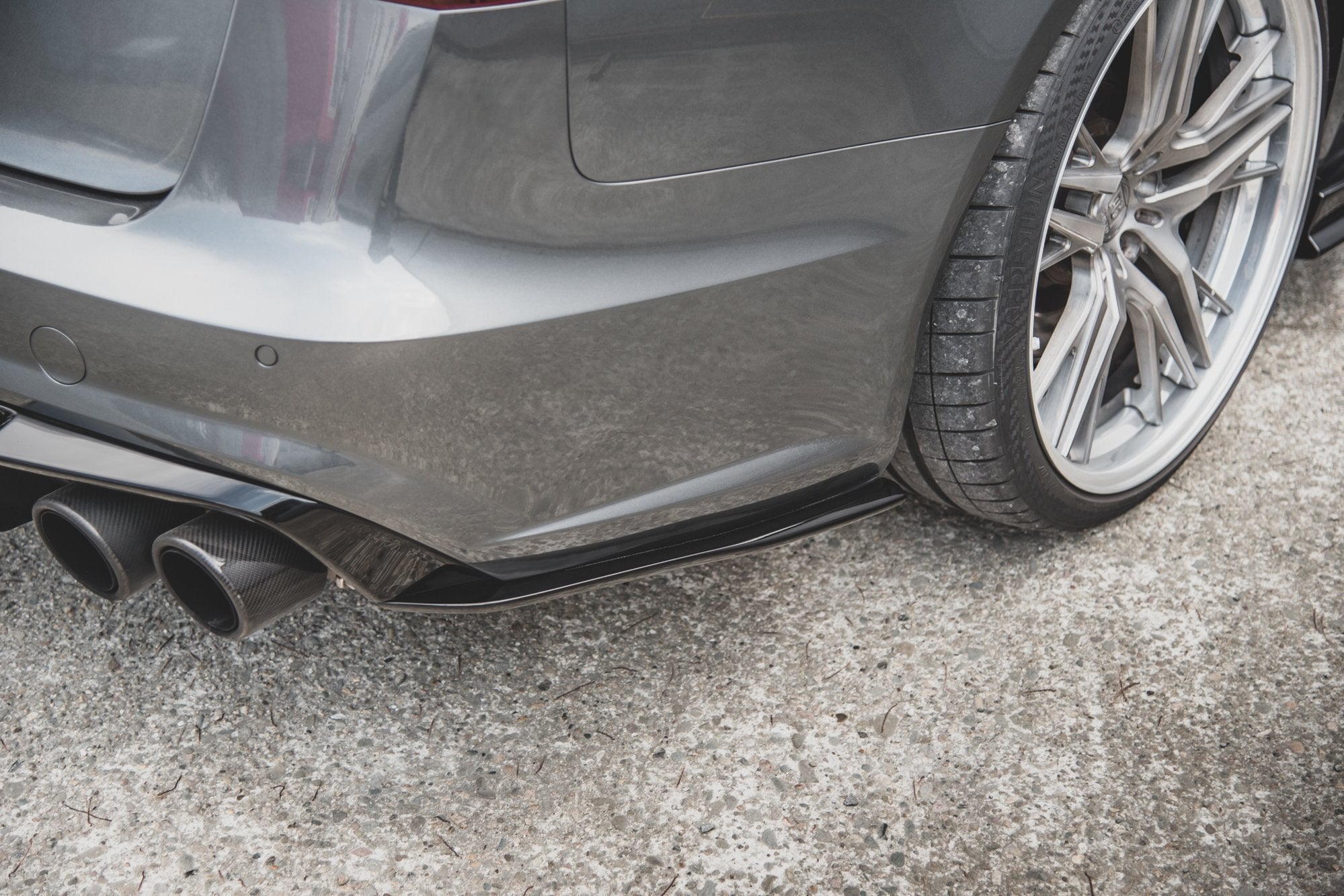 Rear side splitters audi a6 / a6 c7 s-line/ s6 c7 facelift