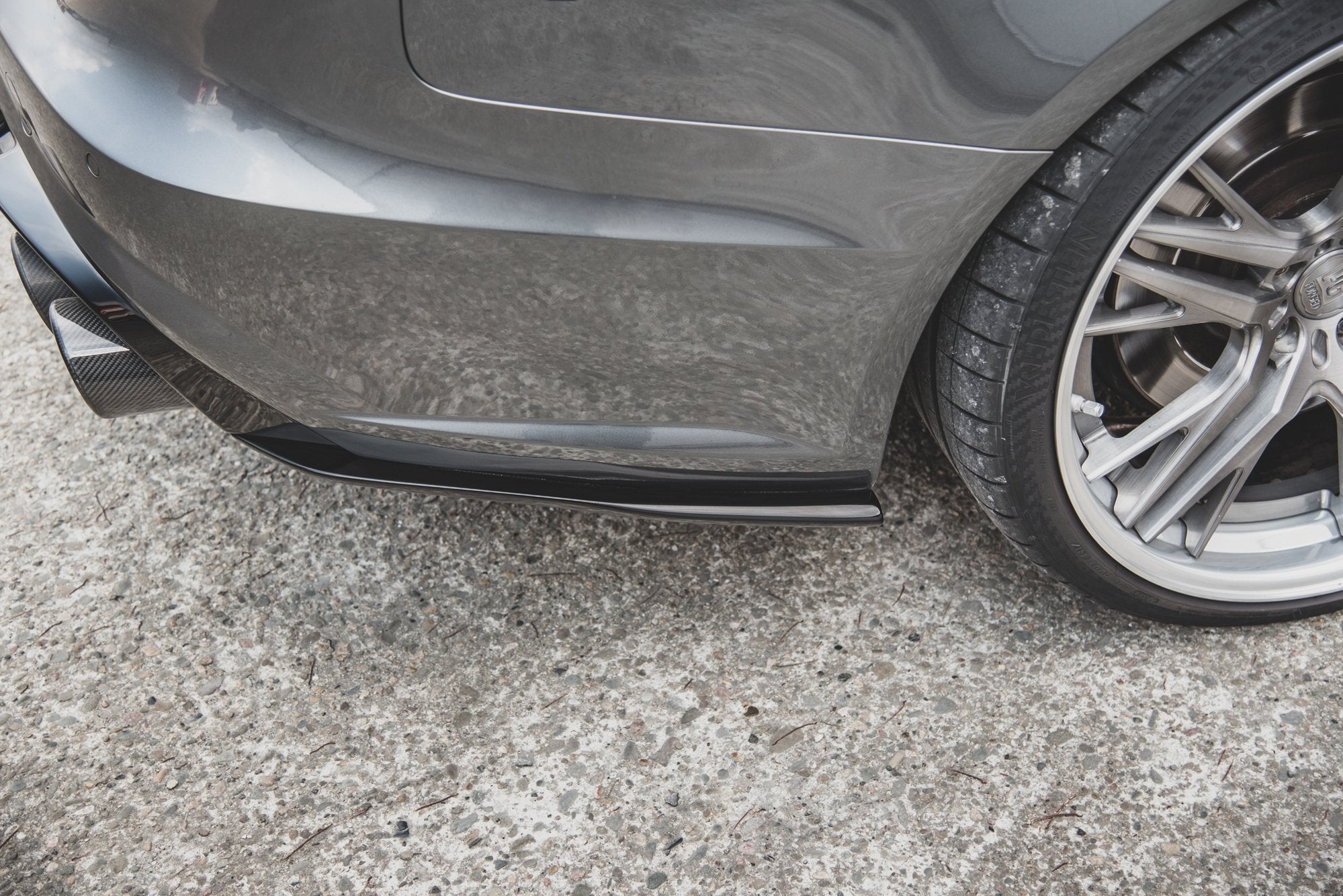 Rear side splitters audi a6 / a6 c7 s-line/ s6 c7 facelift