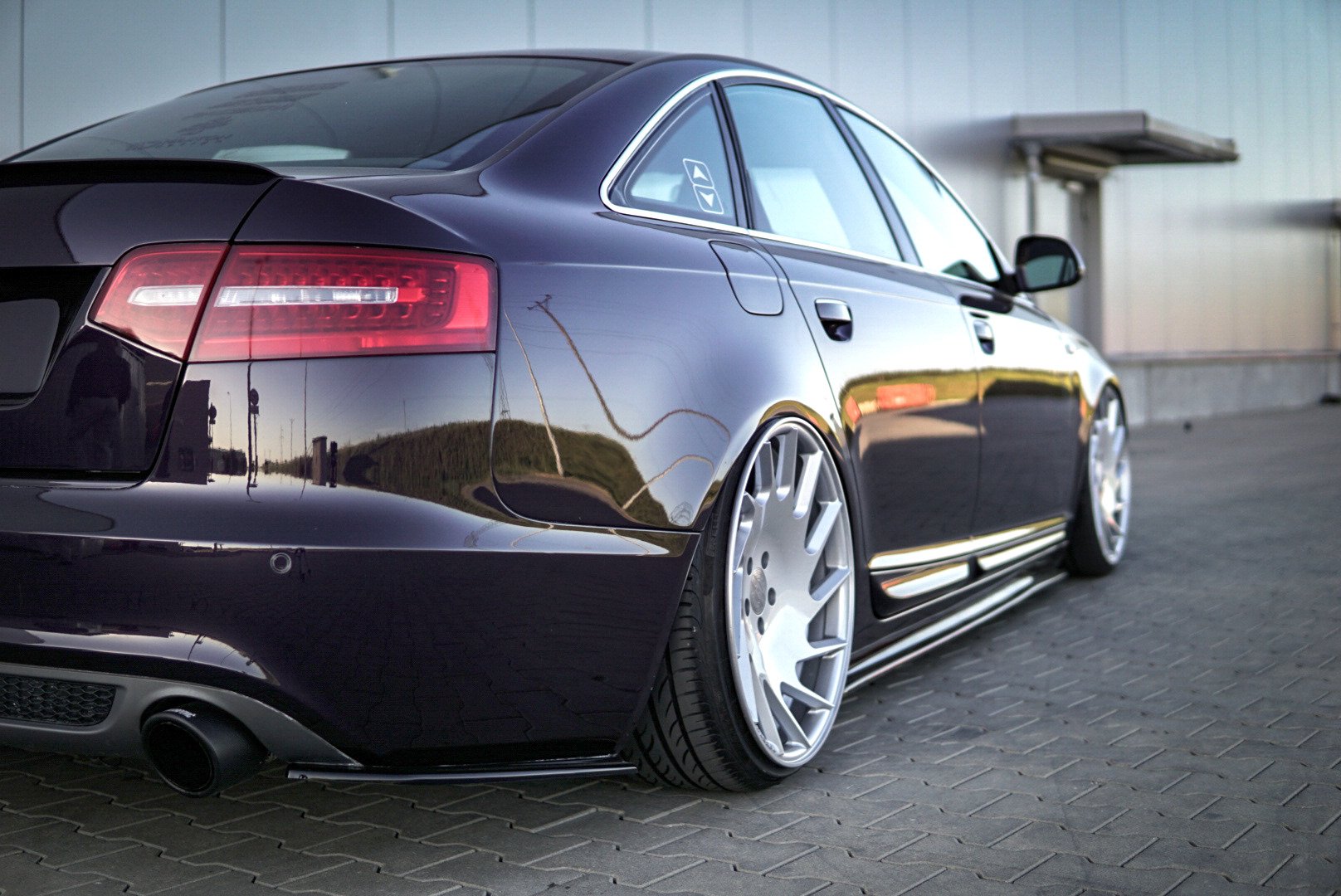Rear side splitters Audi A6 S-line C6 / C6 FL sed / avant