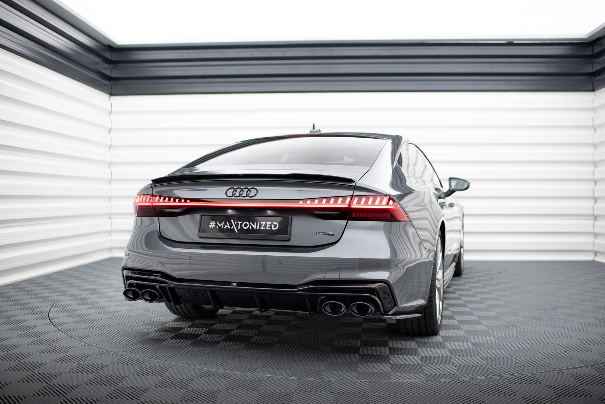 Rear side splitters audi a7 s-line c8 / s7 c8 / c8 facelift / s7 facelift