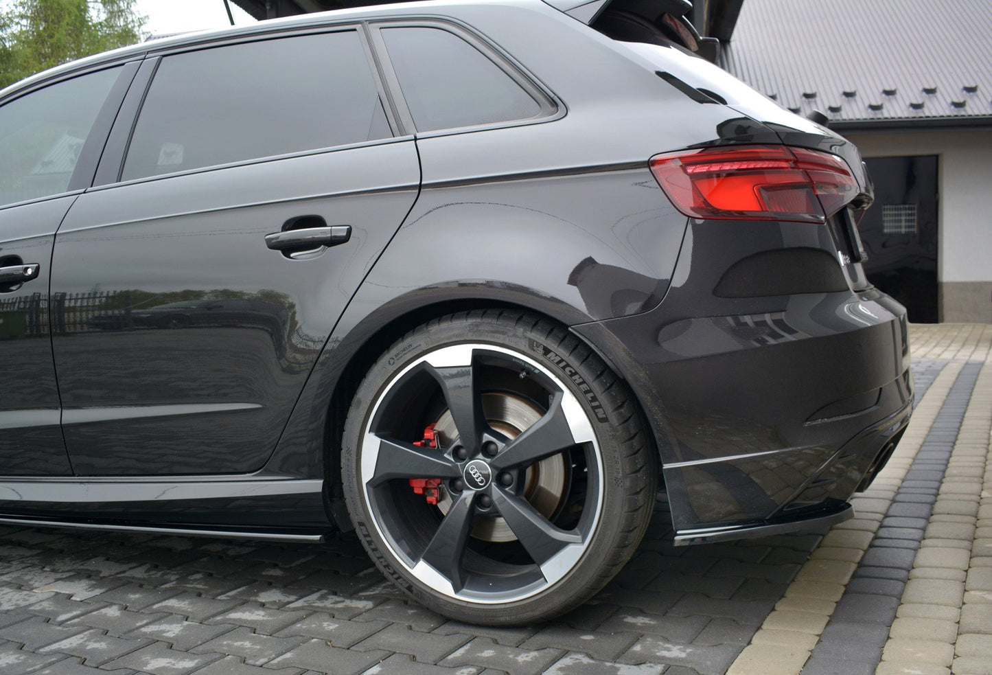 Bagsiden Splitters Audi RS3 8V FL Sportback