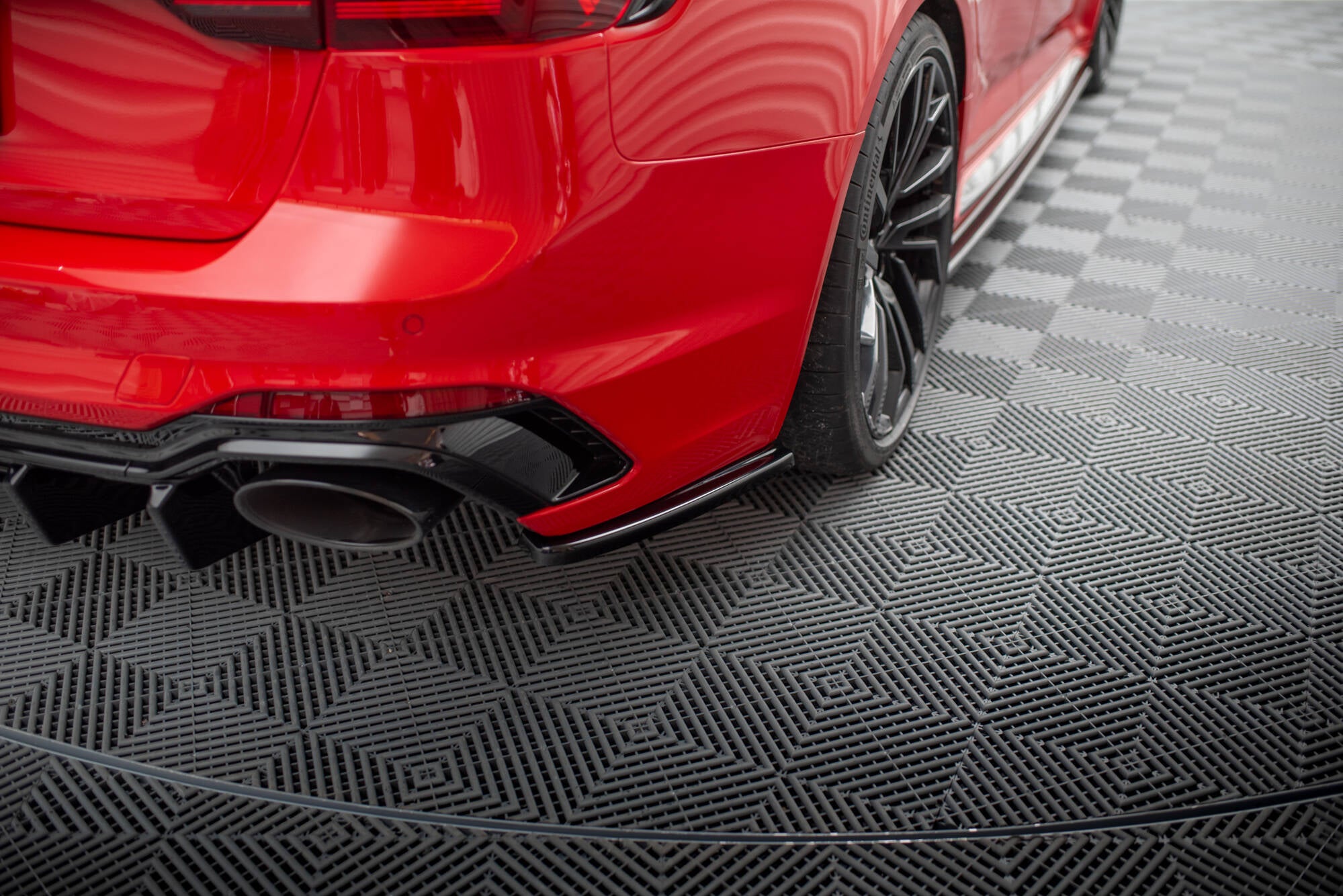 Rear side splitters audi rs4 b9 / b9 facelift