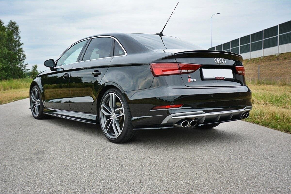 Rear side splitters Audi S3 / A3 S-line 8V FL then