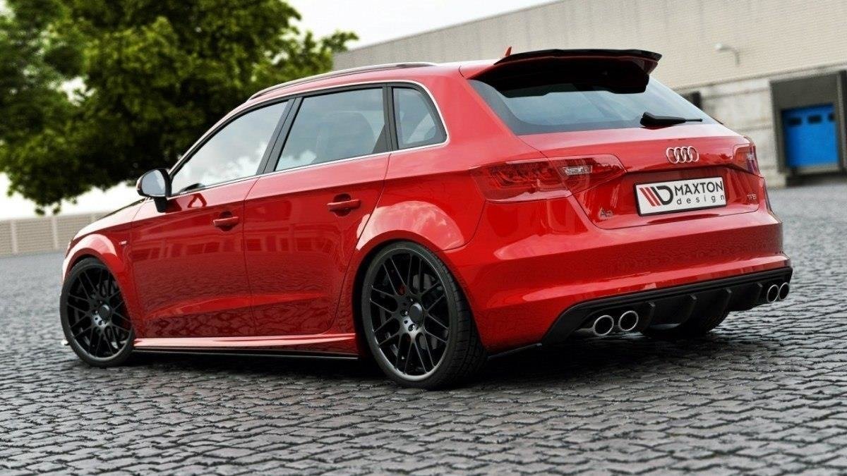 Rear side splitters audi s3 / a3 s-line 8v hatchback / sportback