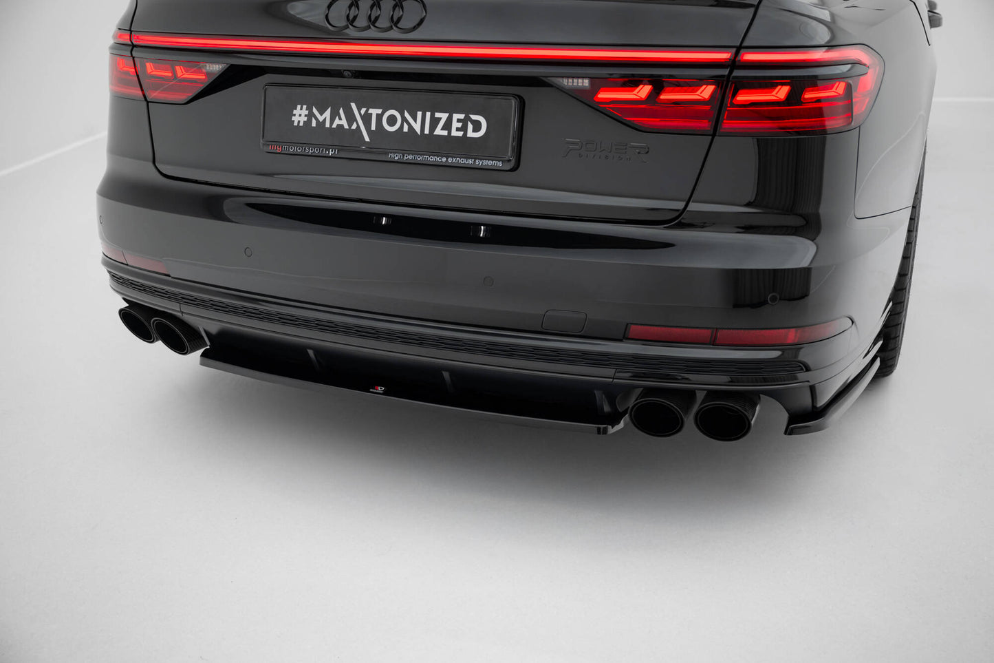 Rear side splitters audi s8 d5