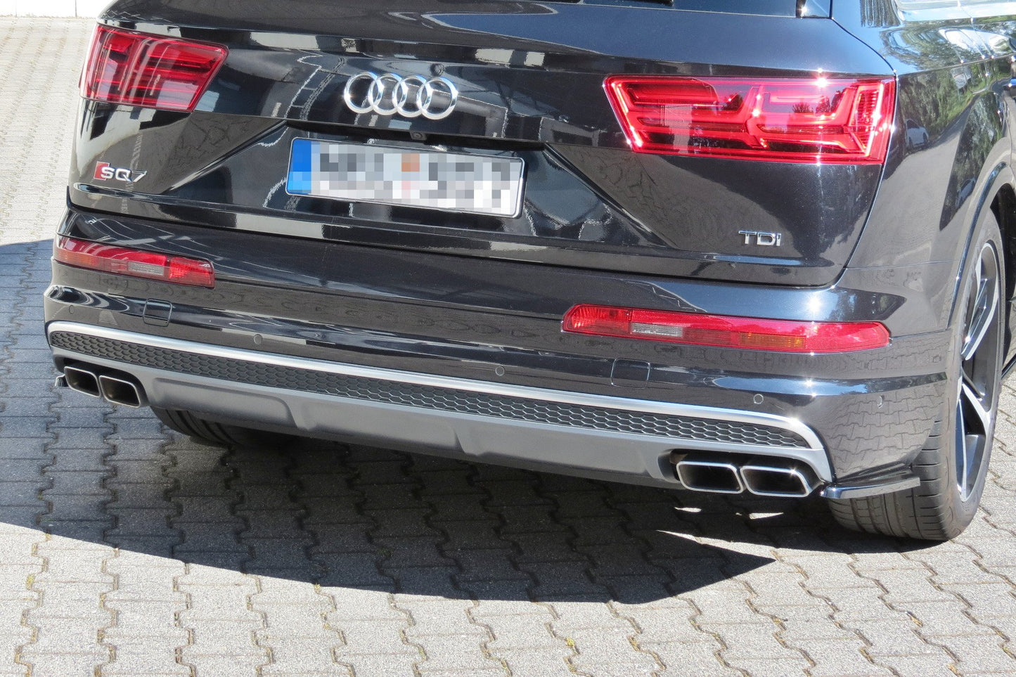 Rear side splitters Audi SQ7 / Q7 S-line MK.2