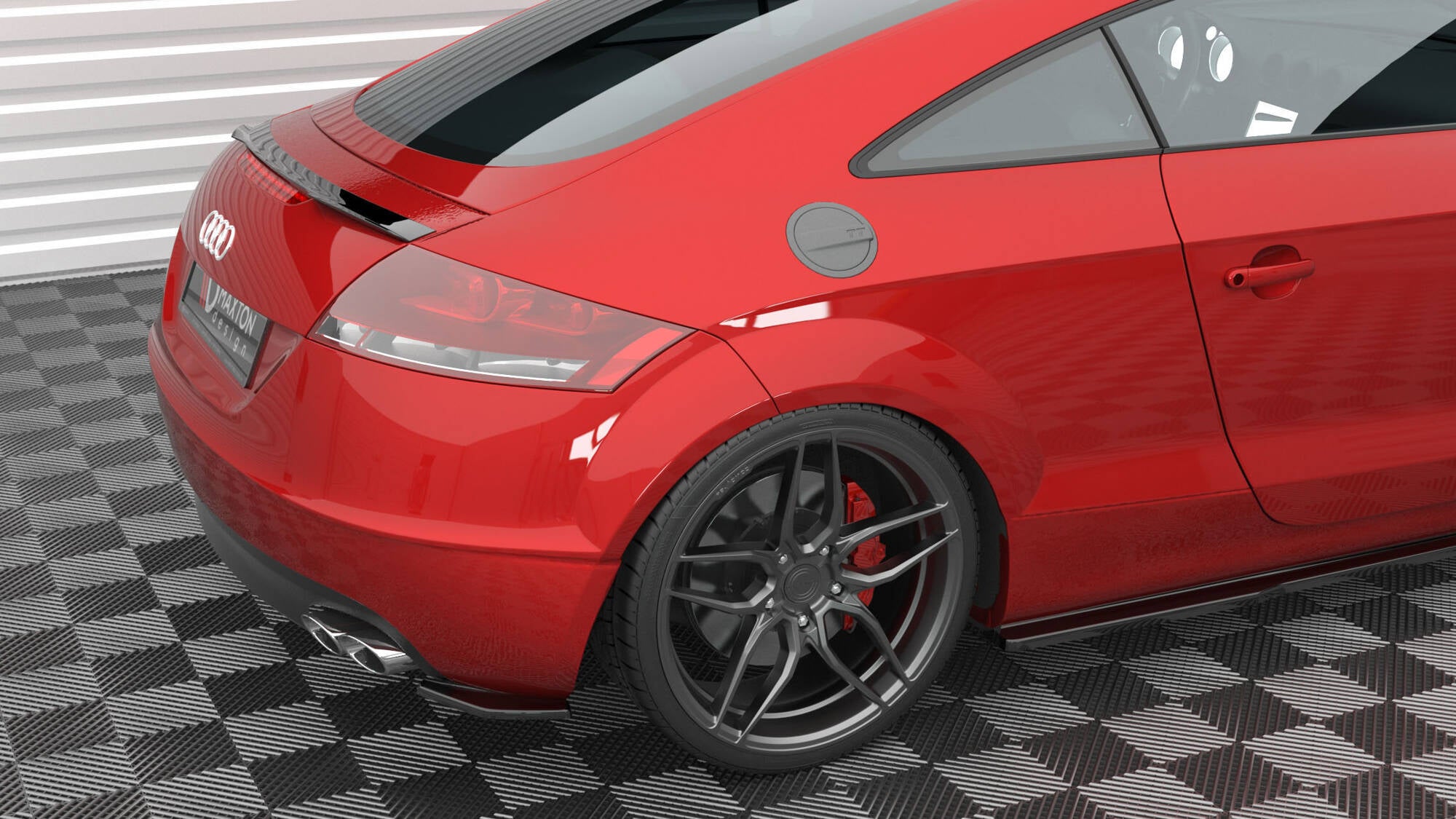 Bagsiden Splitters Audi TT 3.2 V6 8J