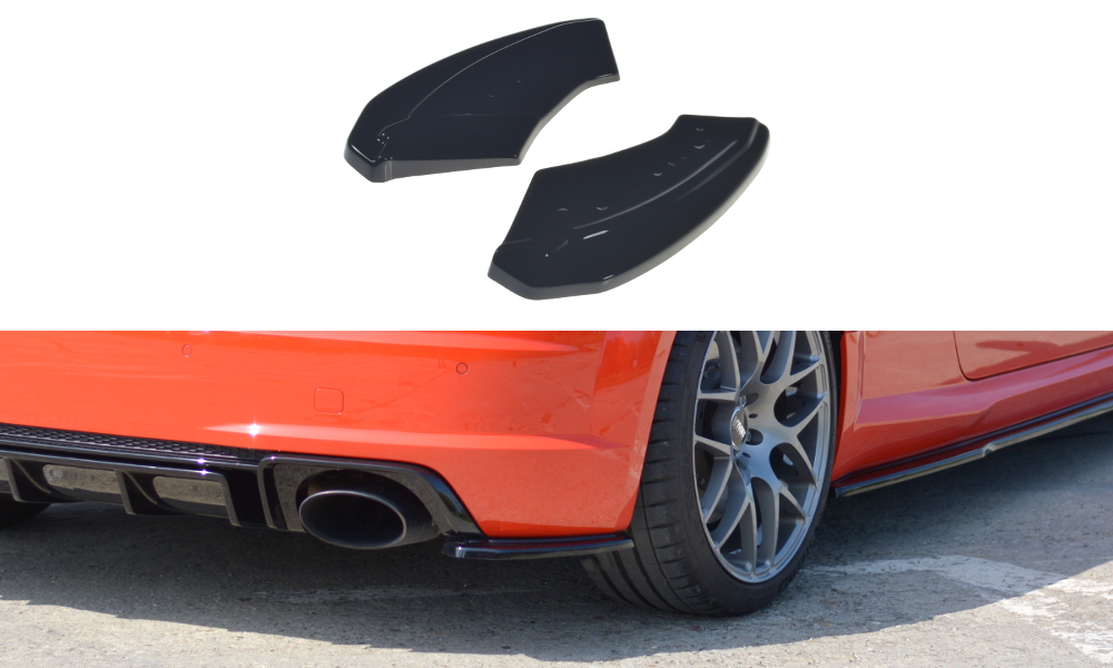 Rear side splitters audi tt rs 8s