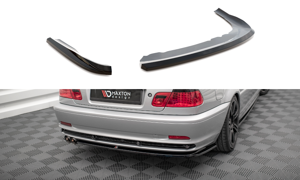 Rear side splitters bmw 3 coupe e46