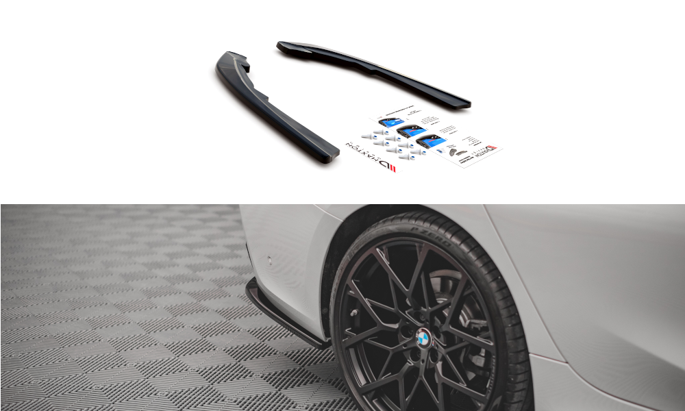 Rear side splitters bmw 3 g20 / g21