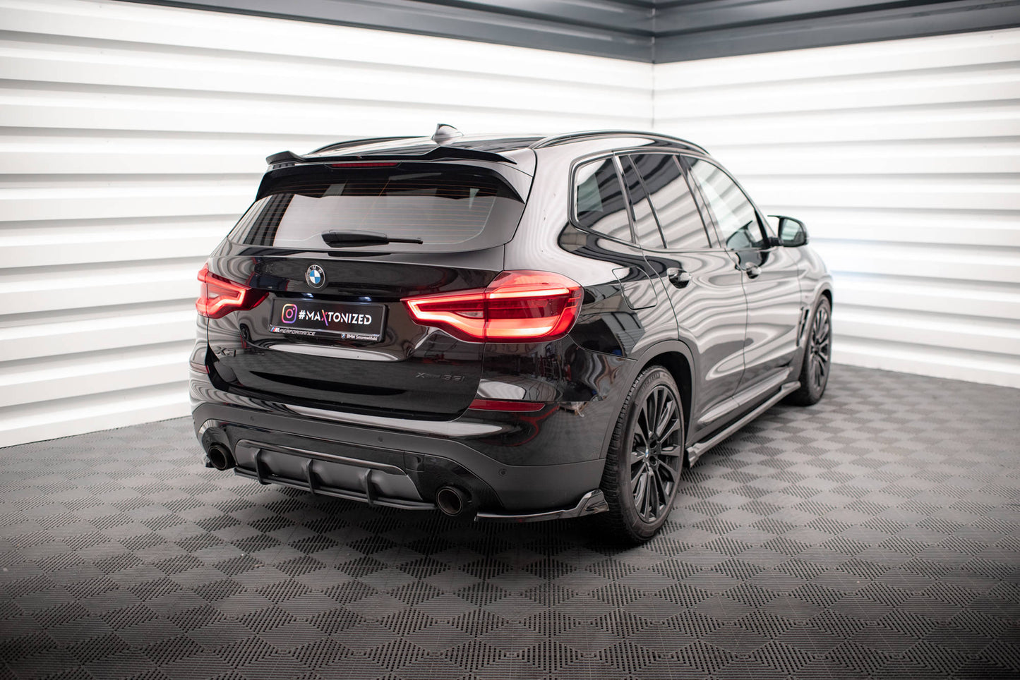 Rear side splitters bmw x3 g01