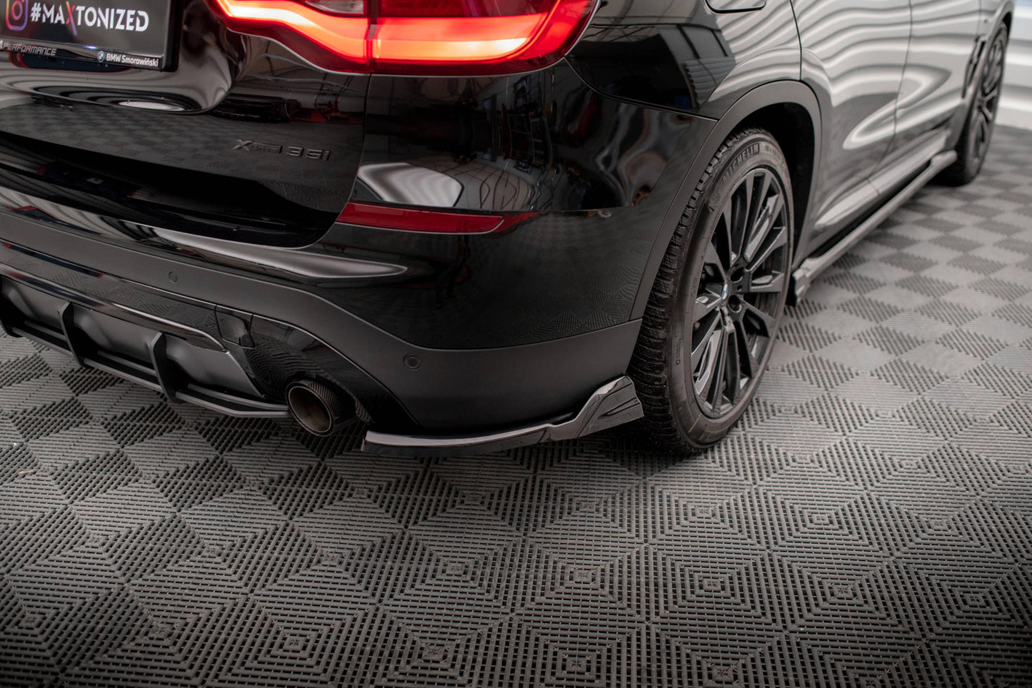 Rear side splitters bmw x3 g01