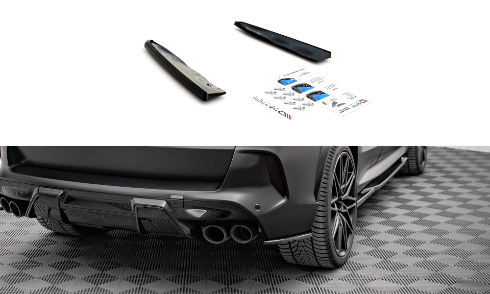 Rear side splitters bmw x5m f95